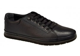 Pantofi barbati casual din piele naturala cu inchidere elastica SCV1022N